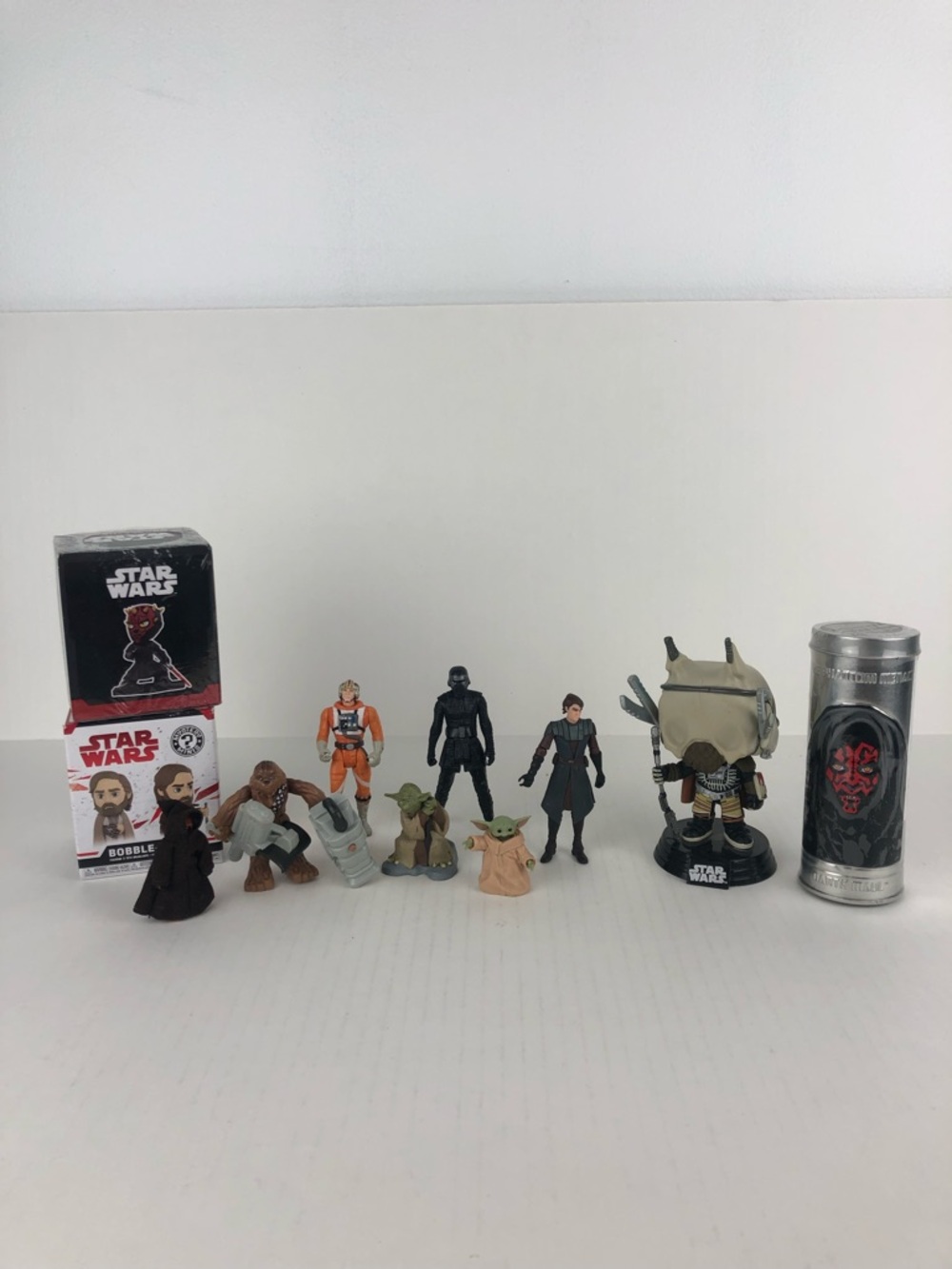 Star Wars Figures with Disney/Funko Enfys Nest Bobble Heads & Burger King Toy